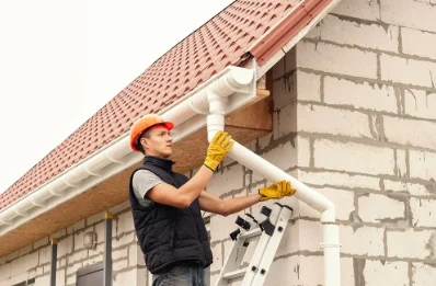 Pose et remplacement de gouttières à Motte